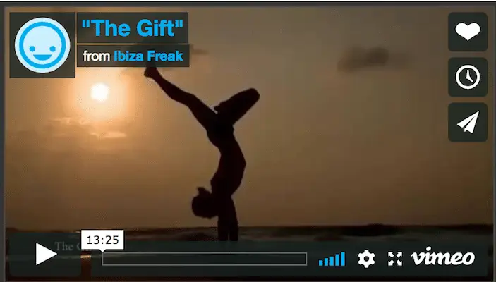The Gift Video Image from ibiza freak