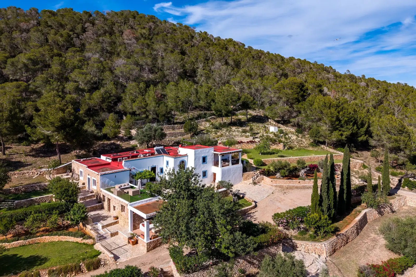 hillside luxury historic villa romantic ibiza